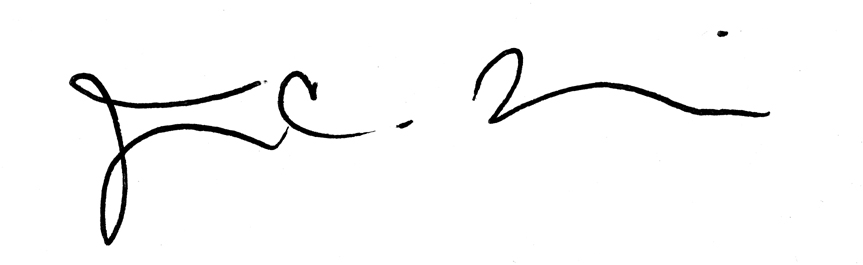 Judy Miner signature