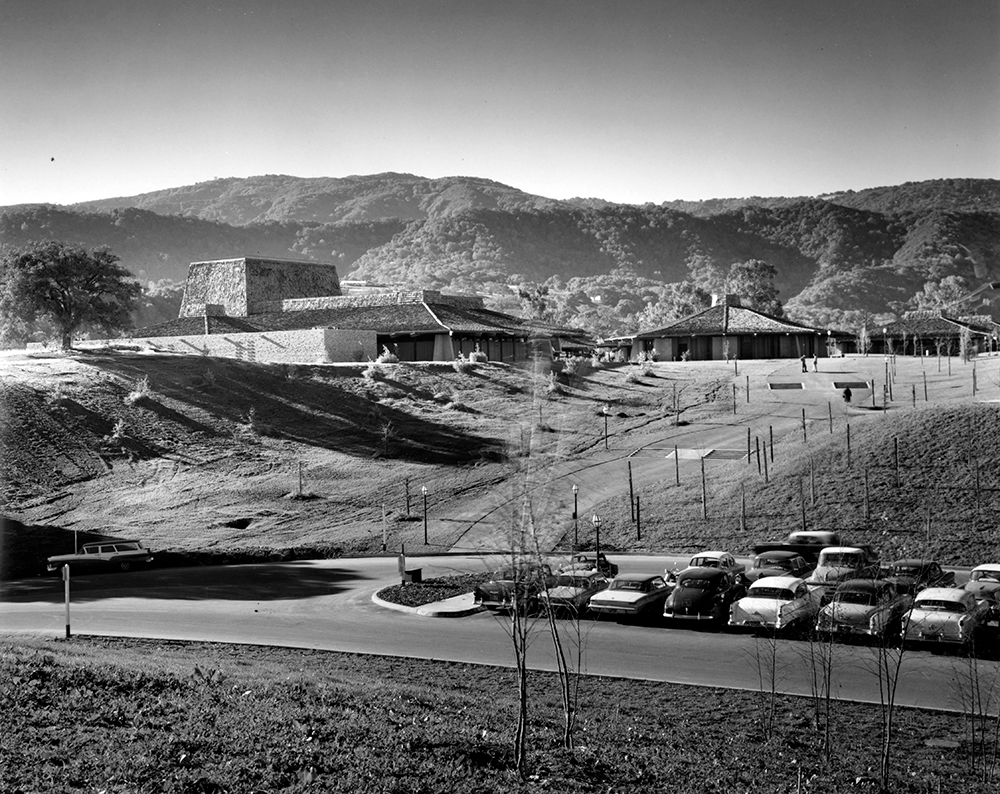 Foothill College under construction in 1961